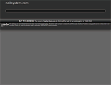 Tablet Screenshot of nailsystem.com